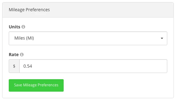 Harpoon Mileage Preferences