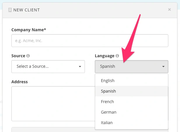 Harpoon Client Language