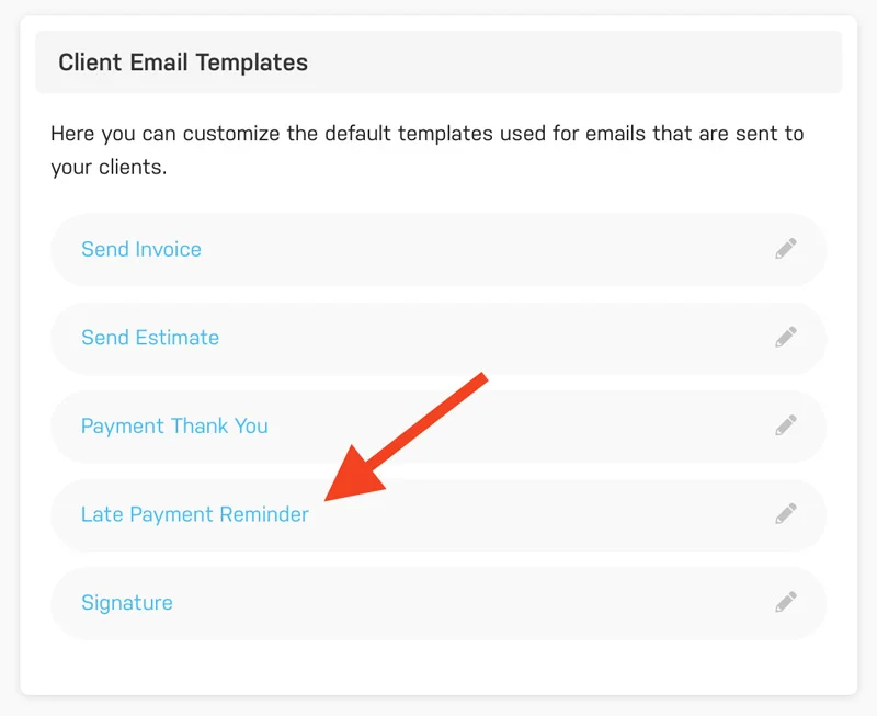 Harpoon Late Payment Reminder Template