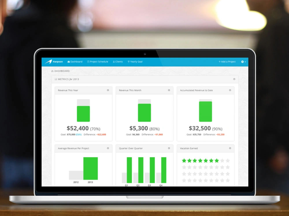 Harpoon dashboard