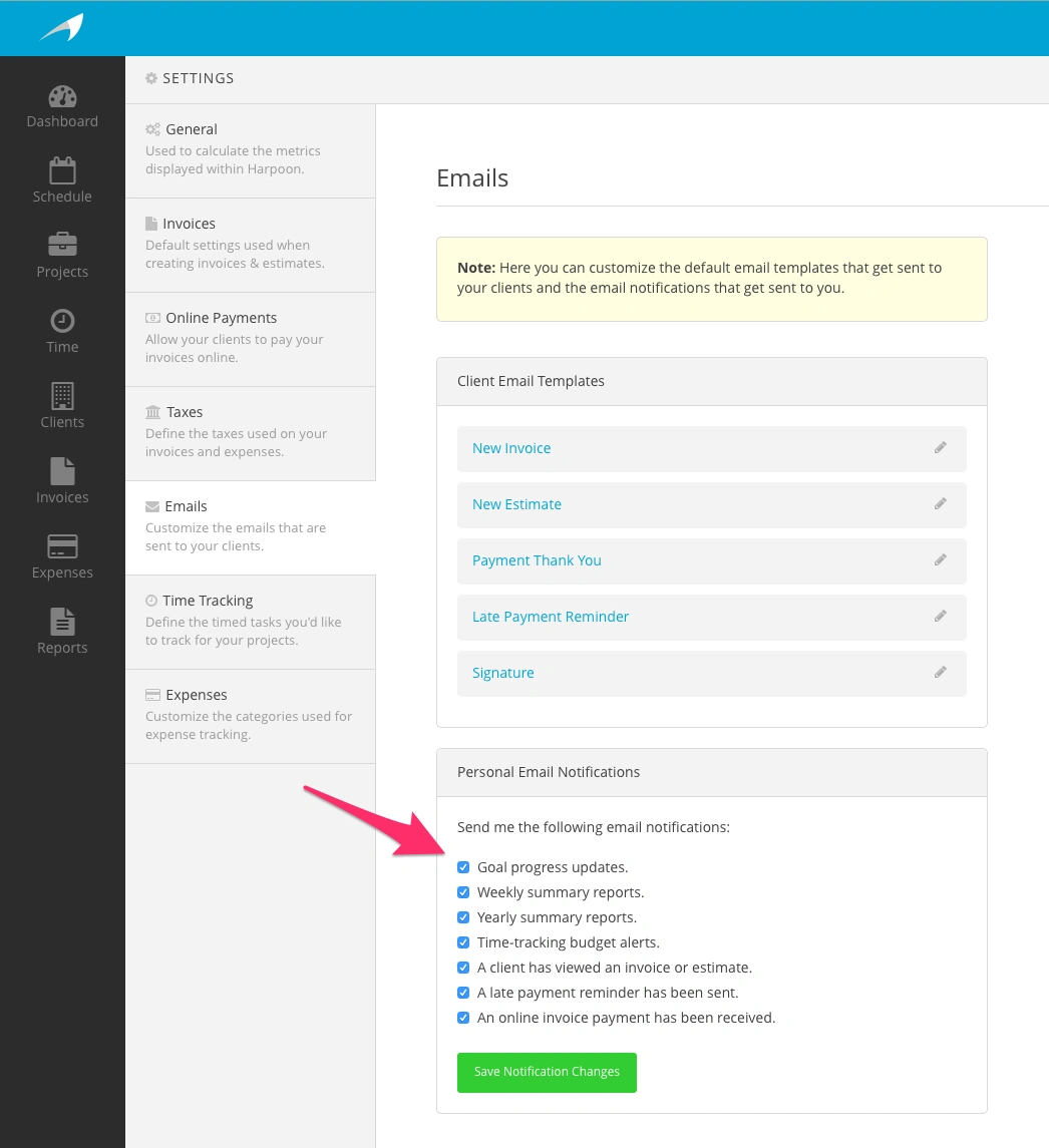 Email Notifications