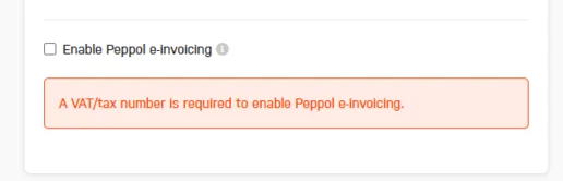 Account setup error