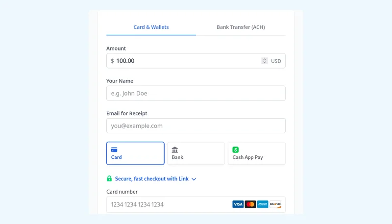 New Feature: Apple Pay, Google Pay and Cash App Pay